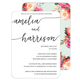 Mint Swoosh Names Invitations Image 4 of 7